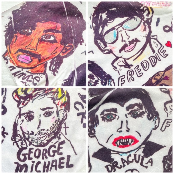 WACKY WACO Boys All Over Me TShirt Artwork By SETH BOGART Face POP Boy Singers - Picture 5 of 16